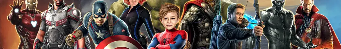 Superhero Birthday Invitations and Party Decor